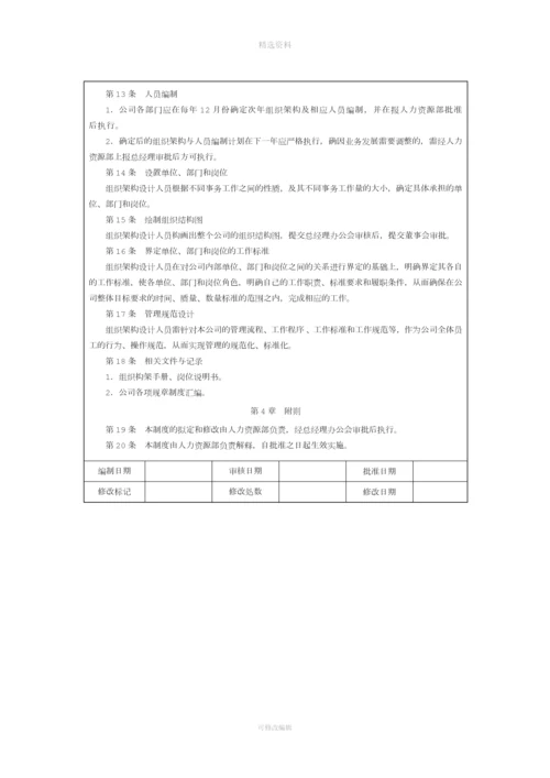 制定组织架构内部控制制度.docx