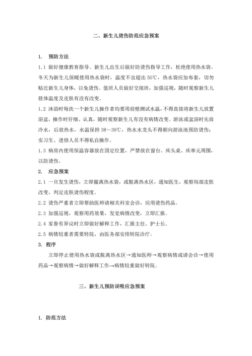 新生儿管理与急救应急专题预案.docx