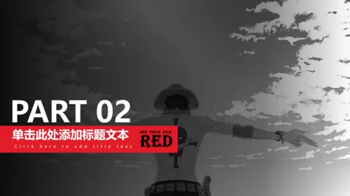 海贼王日本动漫主题通用PPT模板