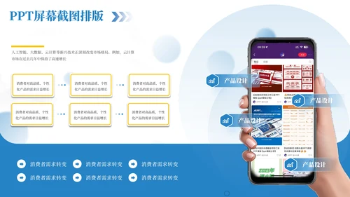 PPT截图样机图文排版