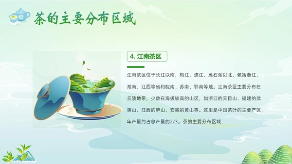中国茶叶的起源和历史茶文化茶叶PPT课件中国传统文化