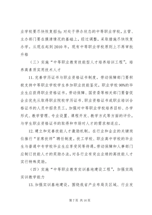 职业教育发展计划.docx