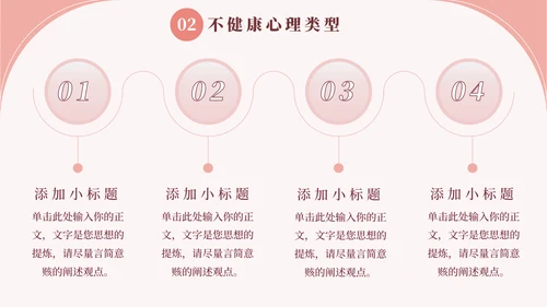 心理健康教育宣传讲座通用PPT模板
