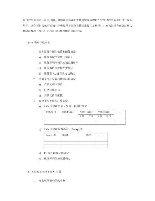 VMware虚拟化实施专项方案.docx