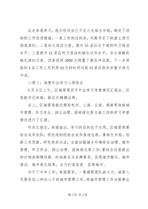 城管外出学习心得体会.docx