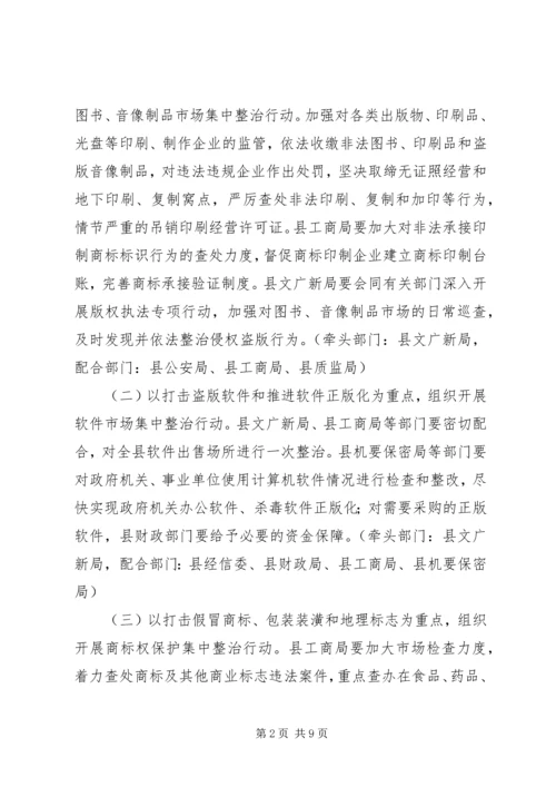 自治县假冒伪劣商品整顿方案.docx