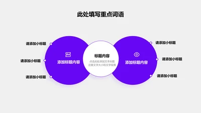 关系页-紫色商务风3项总分关系列表图示