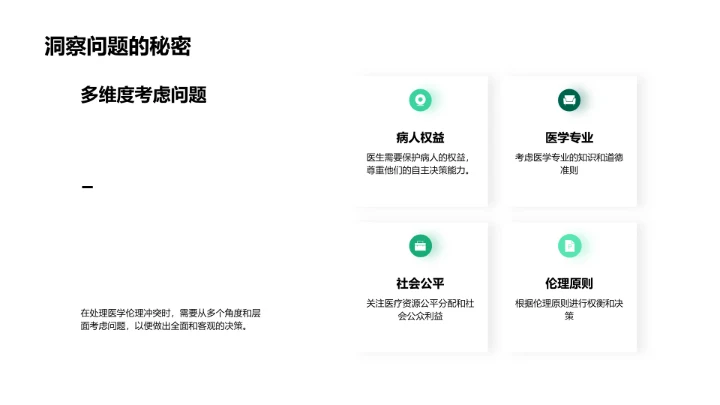 医学伦理授课讲座PPT模板