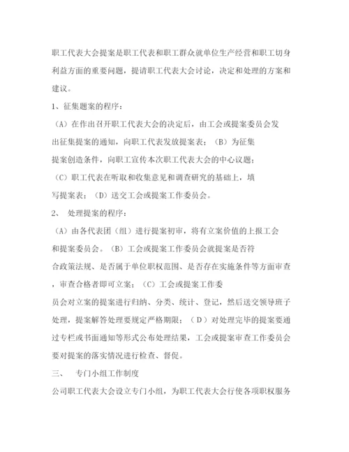 精编之职代会制度.docx