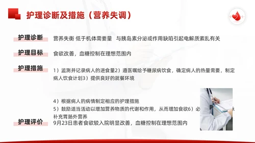 红色简约酮症酸中毒护理查房PPT模板宣传PPT动态PPT