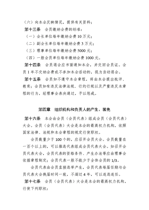深圳市多媒体行业协会协会章程