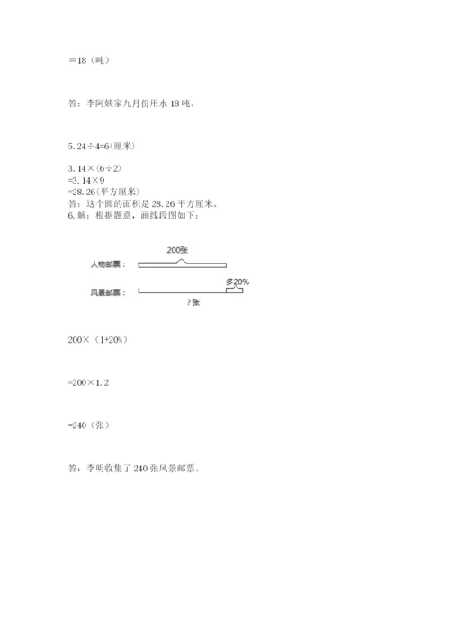 人教版六年级上册数学期末测试卷审定版.docx