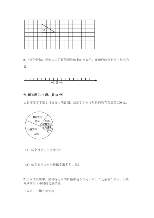 小学数学毕业升学模拟试卷及一套参考答案.docx