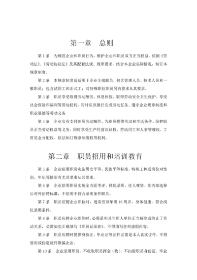 企业管理标准规章核心制度.docx