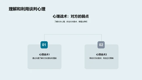 提升商务谈判实力