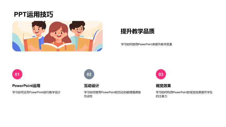 小学教学课件设计PPT模板