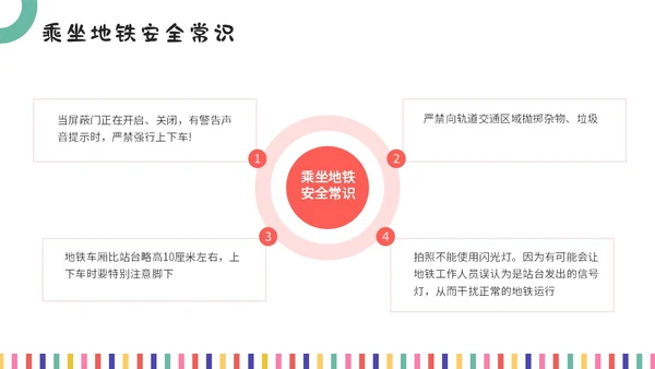 彩色插画风开学安全第一课主题班会教育培训课件ppt开学第一课
