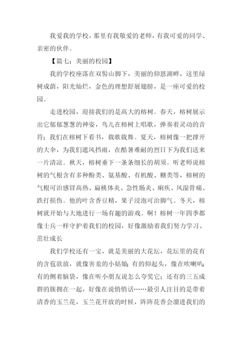 关于校园的作文-2.docx
