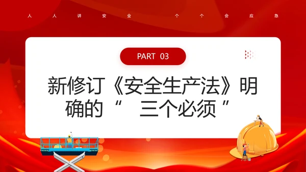 新《安全生产法》PPT课件模板