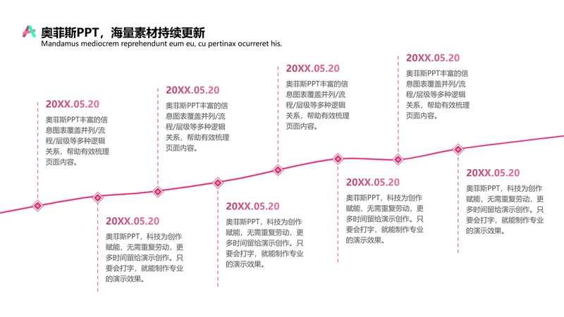 通用简约流程关系多项PPT内容页
