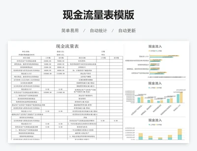 现金流量表模版