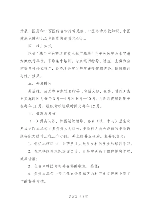 提升中医药服务能力工作方案.docx