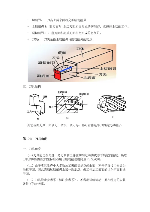 金属切削原理与刀具