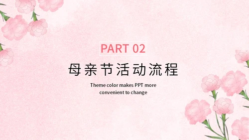 母亲节时光慢一点通用PPT模板