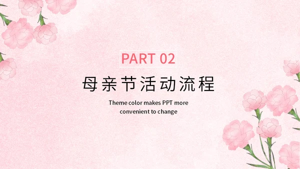 母亲节时光慢一点通用PPT模板