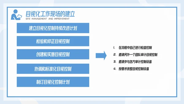 插画风精益生产现场管理和改善培训PPT模板