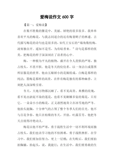 爱梅说作文600字.docx