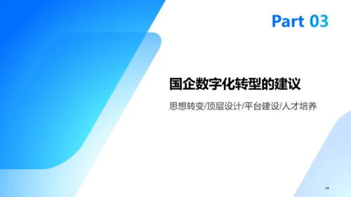 蓝色科技风国企工作汇报PPT模板