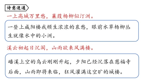 部编版九年级语文上册  第六单元 课外古诗词诵读（二）课件(共67张PPT)