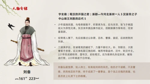 走进罗贯中《三国演义》通用PPT模板