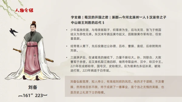 走进罗贯中《三国演义》通用PPT模板