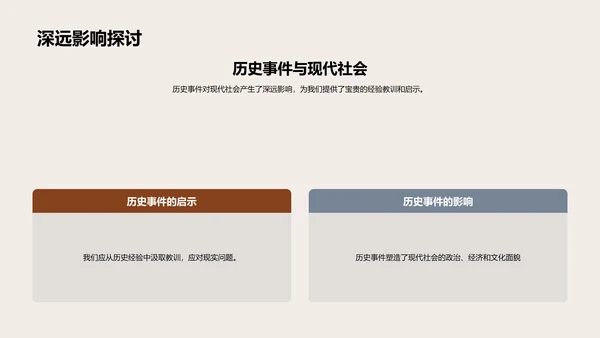 历史时期剖析PPT模板