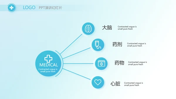 蓝色手术室医疗废物管理处理工作PPT