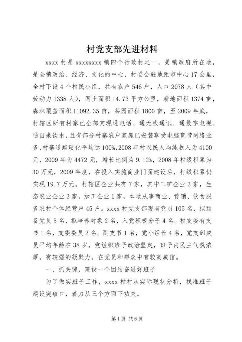 村党支部先进材料.docx