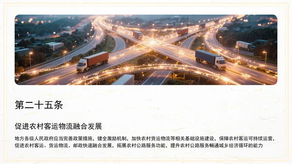 农村公路条例PPT课件