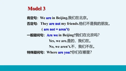 【轻松备课】外研版初中英语七年级上Module 1 Unit 3教学课件