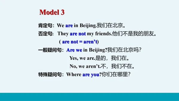 【轻松备课】外研版初中英语七年级上Module 1 Unit 3教学课件