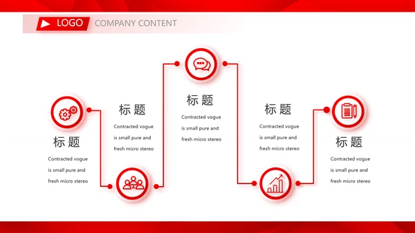 红色喜庆公司企业宣传简介介绍PPT动态模板