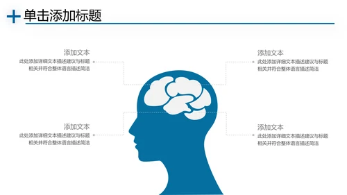 医学类通用医疗大脑研究工作报告ppt模板