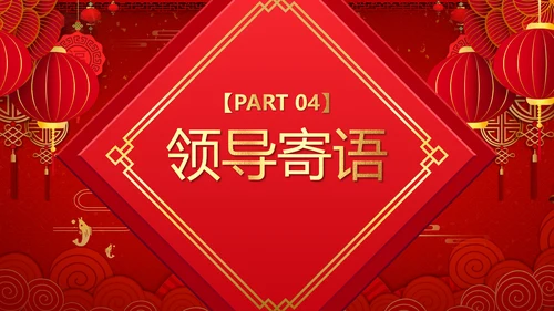 开门红喜庆灯笼新春年会通用PPT模板
