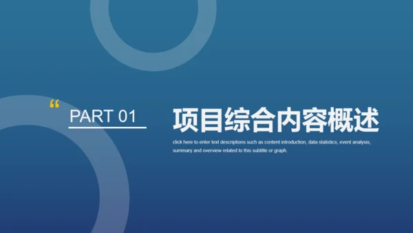 商业项目计划书模板通用PPT