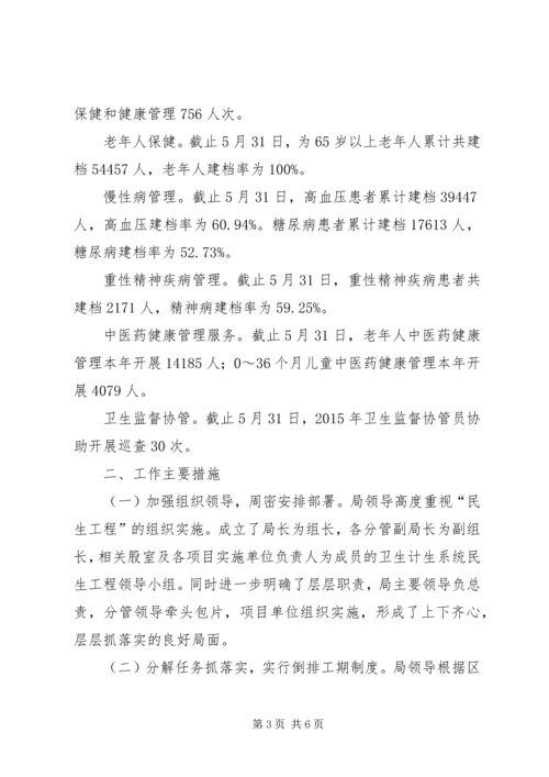 民生工程及民生实事半年工作汇报.docx