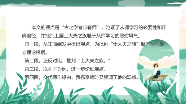 芦苇荡初中语文《师说》PPT课件