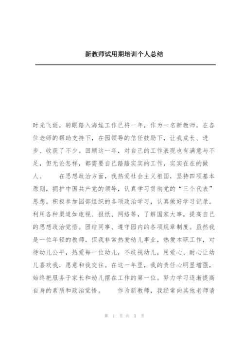 新教师试用期培训个人总结.docx