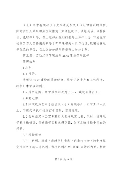 机关工作纪律管理细则.docx