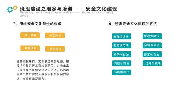 青黄色简约煤矿班组建设ppt模板